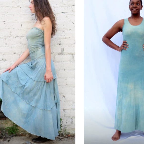 GAIA CONCEPTIONS SHAWL COLLAR ORIGAMI TUNIC ORGANIC COTTON HEMP KNIT XL SEAGLASS - Picture 11 of 15